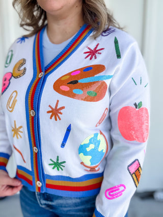 Happy Classroom Cardigan