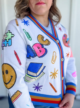 Happy Classroom Cardigan