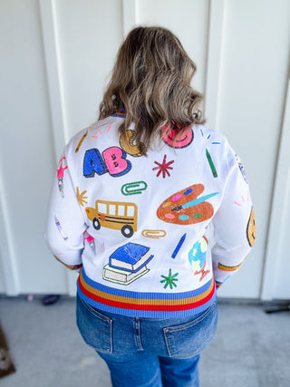 Happy Classroom Cardigan