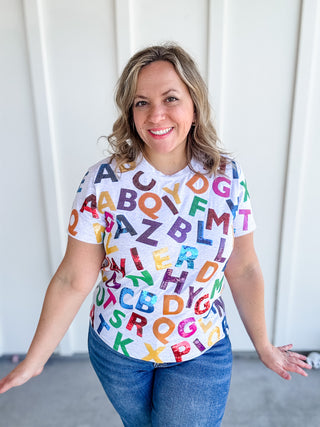 ABC Rainbow Tee