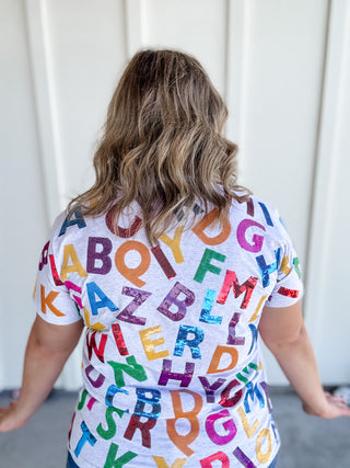 ABC Rainbow Tee