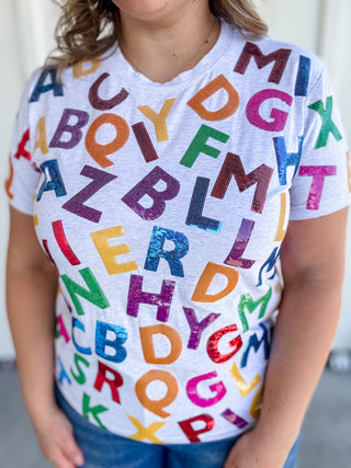 ABC Rainbow Tee