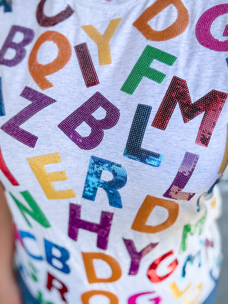 ABC Rainbow Tee