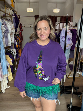 Mardi Gras Mayhem Sweatshirt