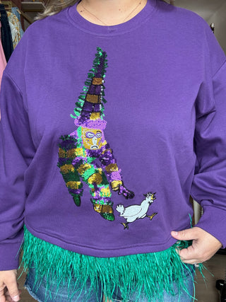 Mardi Gras Mayhem Sweatshirt