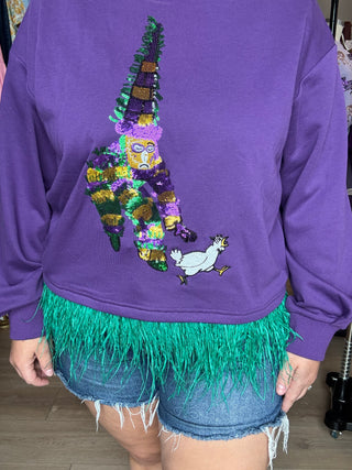 Mardi Gras Mayhem Sweatshirt