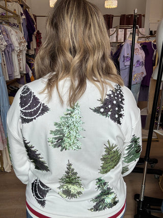 Tinsel Trees & Cheer Sweatshirt