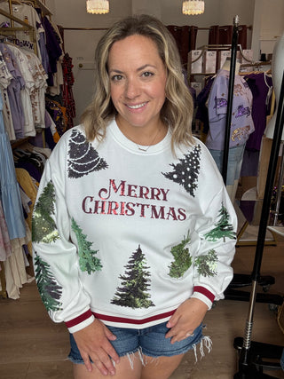 Tinsel Trees & Cheer Sweatshirt