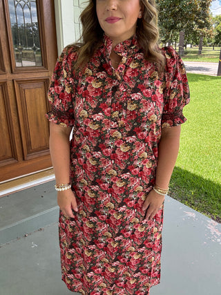 Scarlett Garden Midi Dress