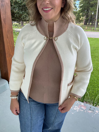 Camden Contrast Knit Jacket