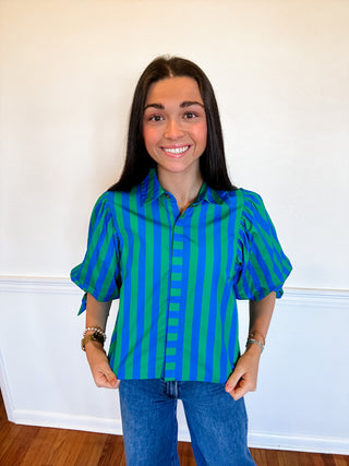 Palm Coast Stripe Blouse