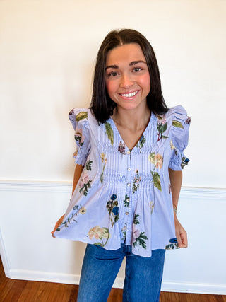 Morning Meadow Smocked Blouse