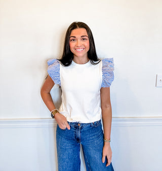 Harbor Ruffle Knit