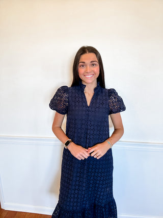 Southern Charm Eyelet Midi