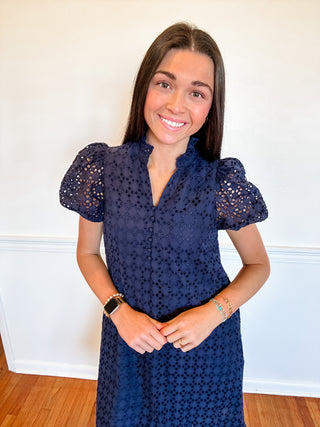 Southern Charm Eyelet Midi
