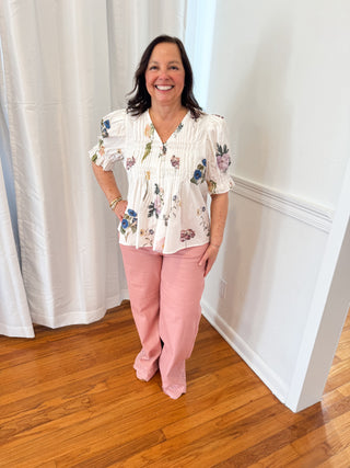 Morning Meadow Smocked Blouse