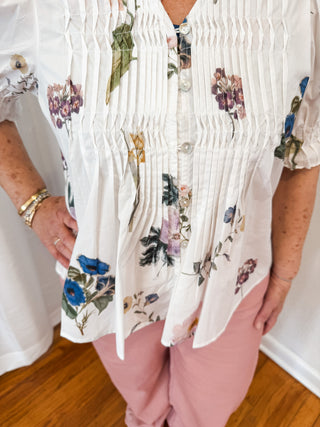 Morning Meadow Smocked Blouse