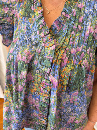 Meadow Muse Ruffle Blouse
