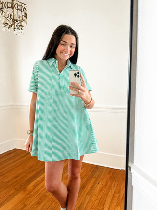 Seabrook Stripe Shift Dress