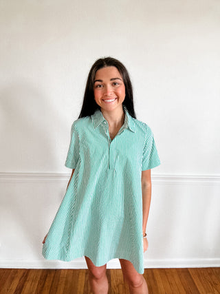Seabrook Stripe Shift Dress