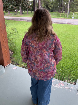 Rosalind Floral Button Blouse