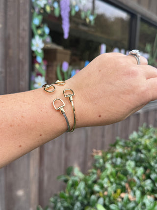 Stirrup Open Cuff Bracelet