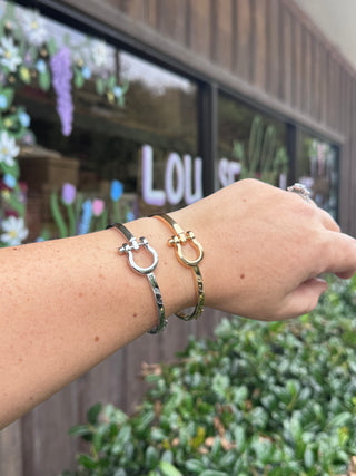 Equestrian Buckle Cuff Bracelet