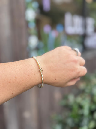 Golden Twist Knot Bracelet