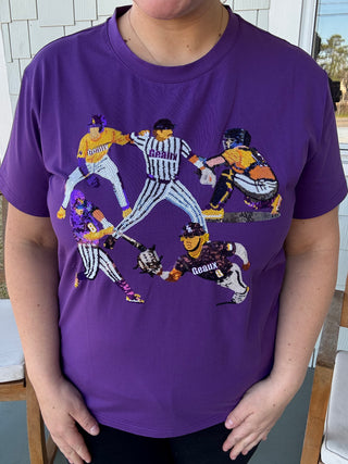 LSU Slugger 2.0 Sparkle Tee (Trademarked)