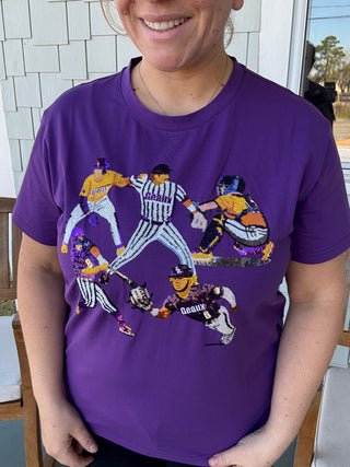 LSU Slugger 2.0 Sparkle Tee (Trademarked)