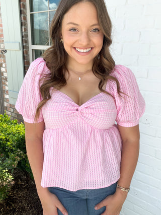 Powder Pink Blouse