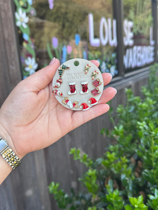 Christmas Cheer Stud Earring Set
