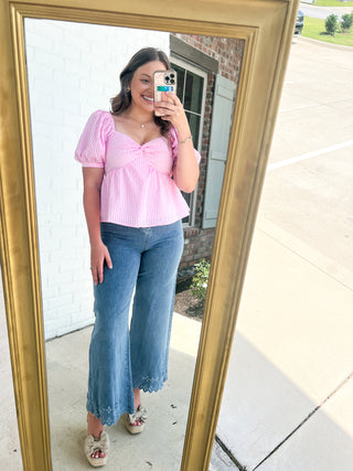 Powder Pink Blouse