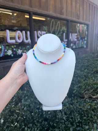 Color Theory Beaded Necklace