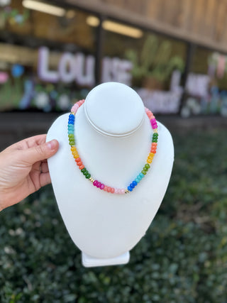 Candy Crush Beaded Necklace