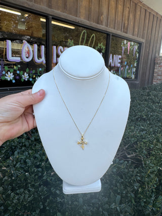 Blooming Faith Cross Necklace