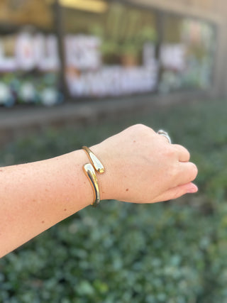 Liquid Gold Wrap Cuff