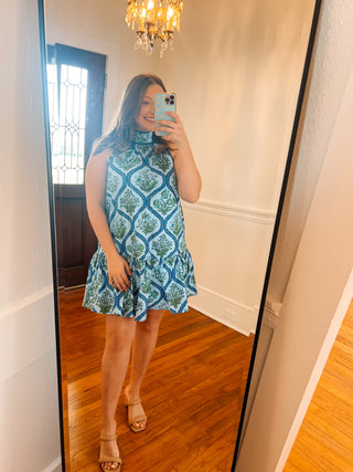 Garden Party Halter Dress