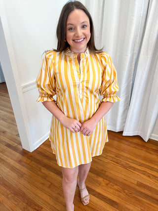On The Hour Stripe Dress