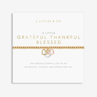 A Little Grateful Thankful Blessed Bracelet