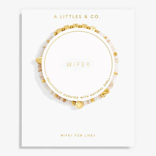 HAPPY LITTLE MOMENTS Wifey Bracelet