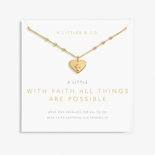 A LITTLE With faith all things are possible