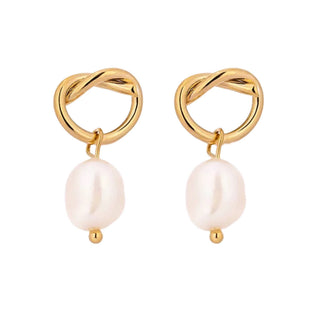 Pearl Knot Earrings
