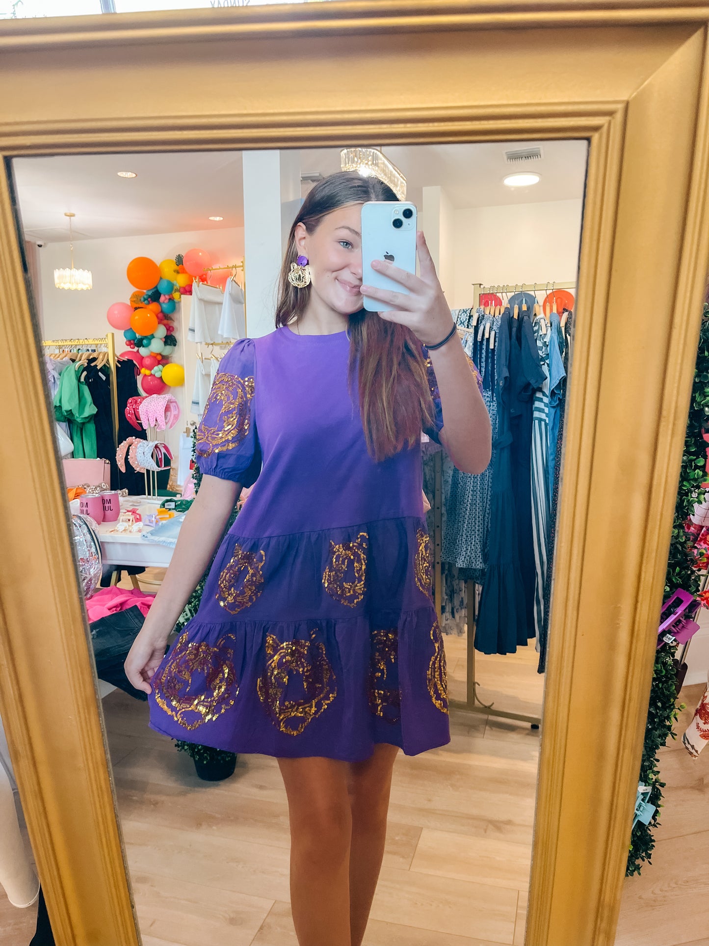 Purple Tiger Dress