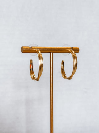 Kat Gold Medium Earrings