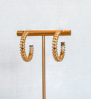 Adeline Gold Medium Earrings