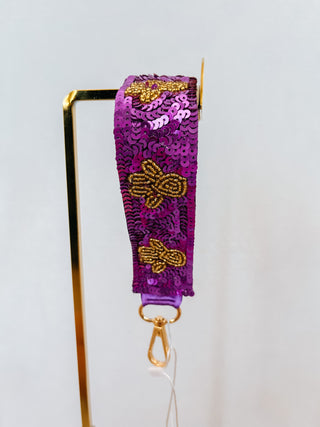 Purple Paw Key Chain