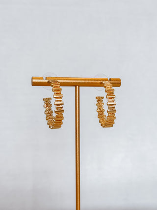 Aubrey Gold Medium Earrings