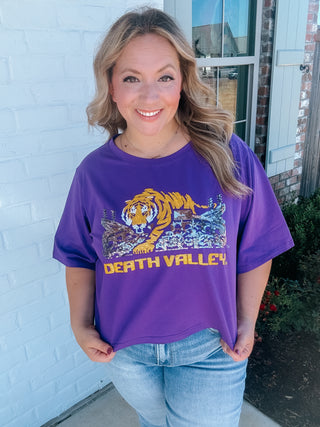 Mike Over Tiger Stadium Oversized Top