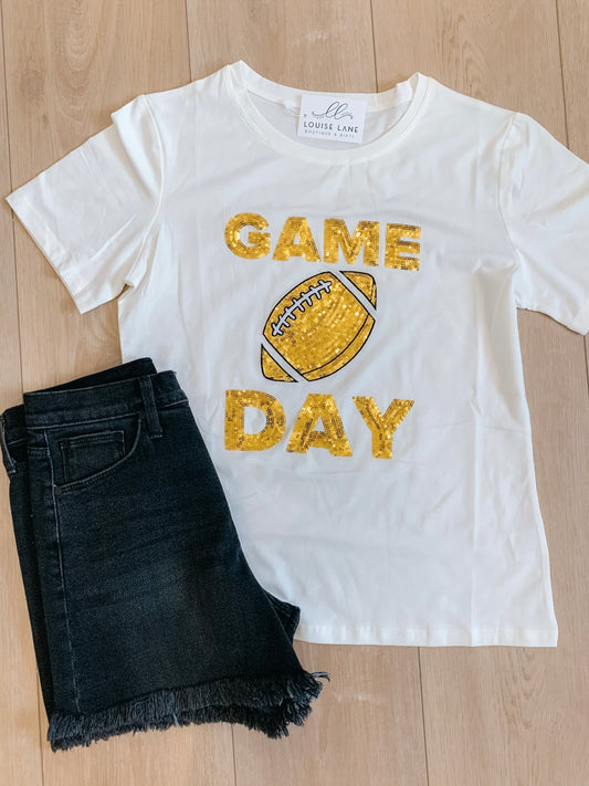 Who Dat Game Day Sequin Tee